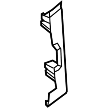 Mopar 5SL64DX9AA Panel-COWL Side Trim