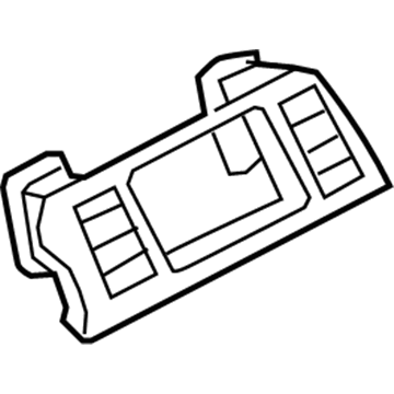 Nissan 68750-1GR0A Vent-Center Up Blk