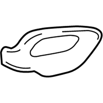 Lexus 71894-50030-C2 Shield, Power Adjust