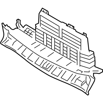 Ford D2BZ-8475-A Radiator Shutter Assembly