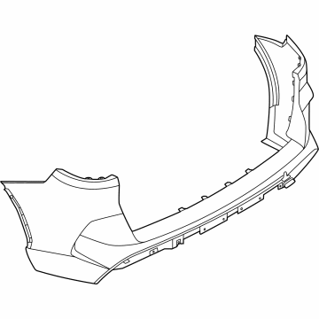 BMW 51-12-7-872-893 BUMPER TRIM PANEL, PRIMED, R:511221