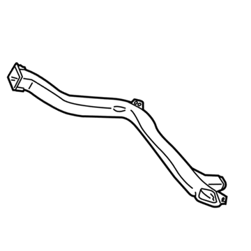 Lexus 55972-0E020 Duct, Side Defroster Nozzle, NO.2