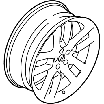 Ford 9T4Z-1007-J Wheel, Alloy