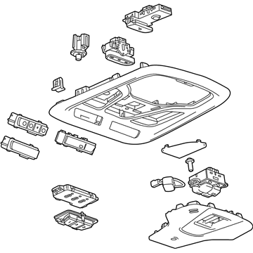 GM 22800736 Overhead Console