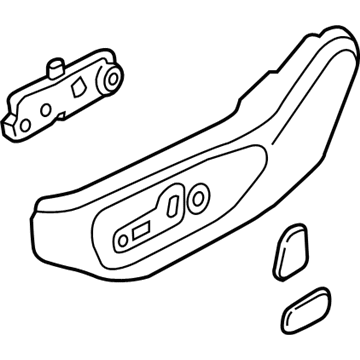 Hyundai 88170-D3510-TRY Shield Cover-Front Seat, LH