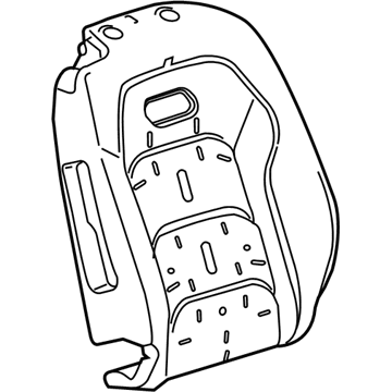GM 84064387 Seat Back Pad
