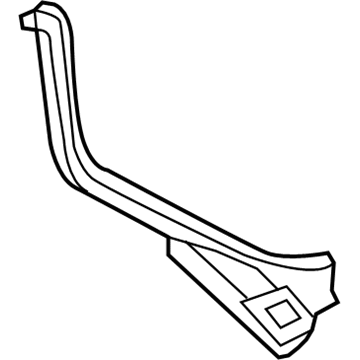 Nissan 781E0-1GR0A Extension Assembly-Rear Fender, Upper RH
