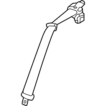 Nissan 88844-9DJ8A Tongue Rear Seat Belt Kit