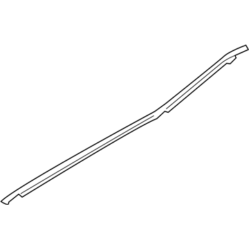Nissan 82820-6CA1A MOULDING - Rear Door Outside, RH