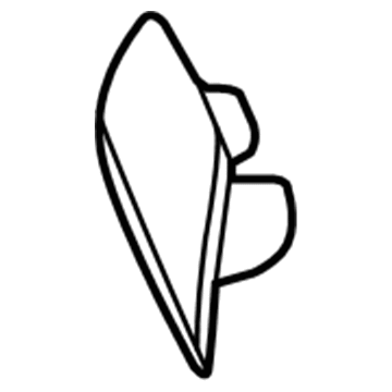 BMW 51-11-7-405-595 Cover, Headl. Washer Unit, Primed, Left