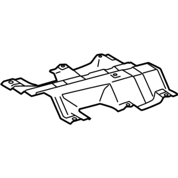 Toyota 58153-10040 INSULATOR, FR FLOOR