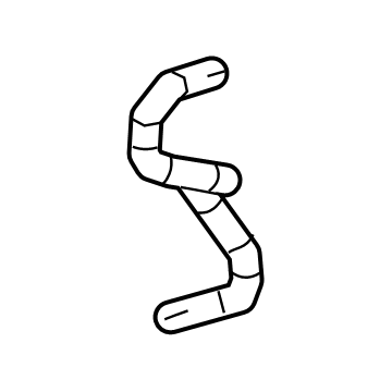 Toyota 16296-24040 Coolant Hose