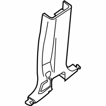 Nissan 76915-EA100 Garnish-Center Pillar, Lower RH