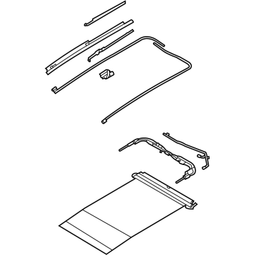 Hyundai 81650-N9000-MMH MECHANISM ASSY-PANORAMAROOF