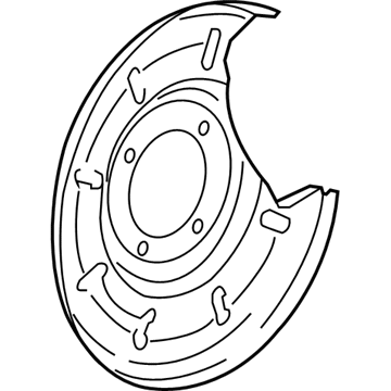 GM 13408175 Splash Shield