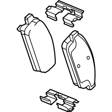 GM 13404405 Rear Pads