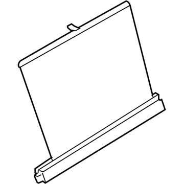 BMW 51-35-6-984-645 Left Rear Door Sun Blind
