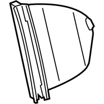 BMW 51-35-6-984-649 Roller Sun Screen, Triangular Window Left