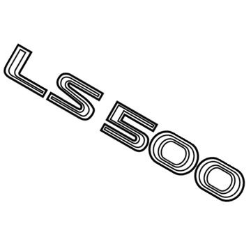 Lexus 75443-50190 Luggage Compartment Plate