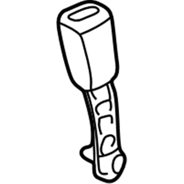 Honda 04813-S84-A02ZA Buckle Set, R. FR. Seat Belt *B94L* (DARK LAPIS)