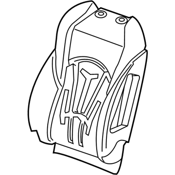 GM 26260830 COVER ASM-F/SEAT BK *SHALE
