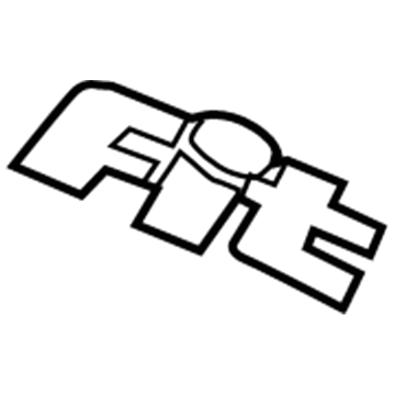 Honda 75722-SAA-901 Emblem, Rear (Fit)