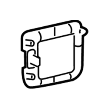 Lexus 64766-60181-C0 Cover, Quarter Trim