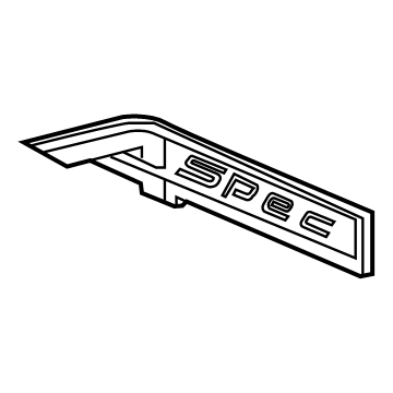 Acura 75732-T3R-A01 Emblem, Rear (A-Spec)