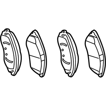 GM 96475176 Front Pads