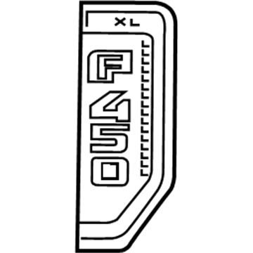 Ford HC3Z-16720-AE Nameplate