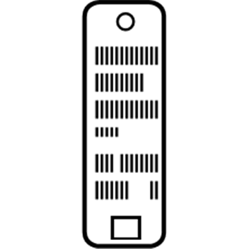 GM 84007746 Info Label