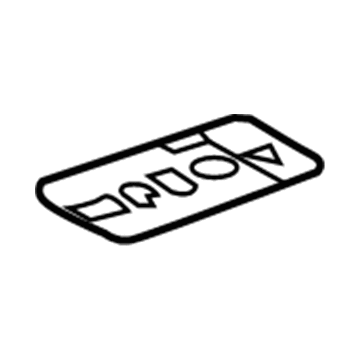 GM 23213210 Info Label