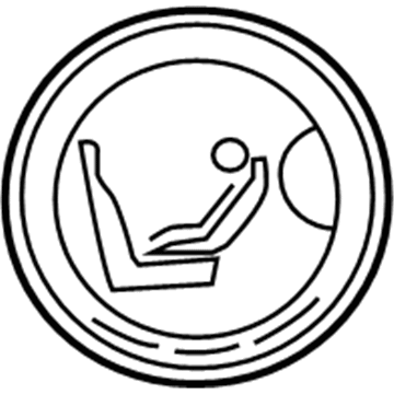 GM 94771516 Air Bag Label