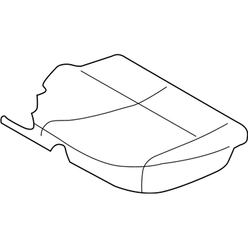 Kia 891024D124AGW Rear Seat Cushion Covering Assembly