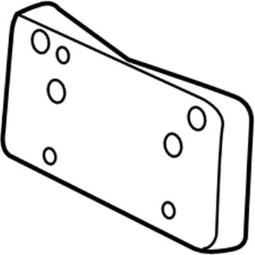 GM 22893906 License Bracket