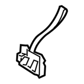 Nissan 88341-EA002 Lock Assy-Rear Seat