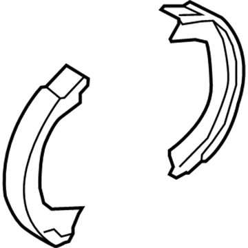 Kia 583053TA50 Rear Parking Brake Shoe & Lining Kit