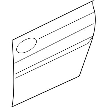 Hyundai 77111-4D010 Panel-Rear Door Outer, LH