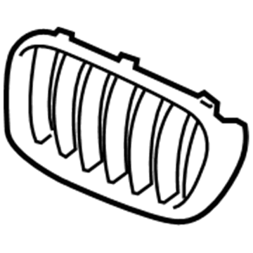 BMW 51-13-7-367-421 Grille, Front, Left