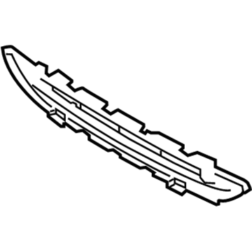 BMW 51-11-7-338-493 Grille, Middle Top, Open