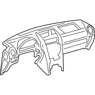 Lexus 55301-53091-C0 Panel Sub-Assy, Instrument