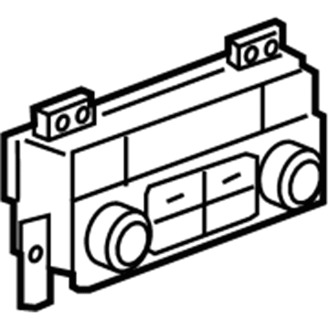 GM 23507153 Dash Control Unit