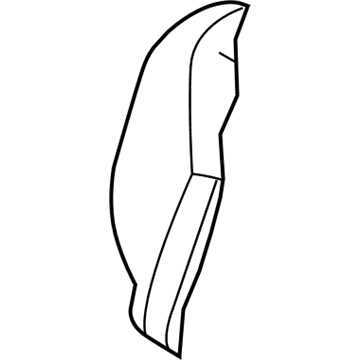 Infiniti 88611-1BA0A Pad-Rear Seat Back, RH