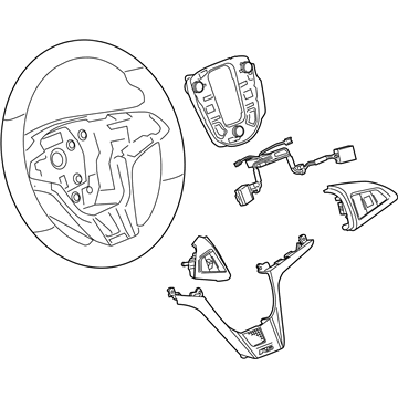 GM 94780581 Steering Wheel