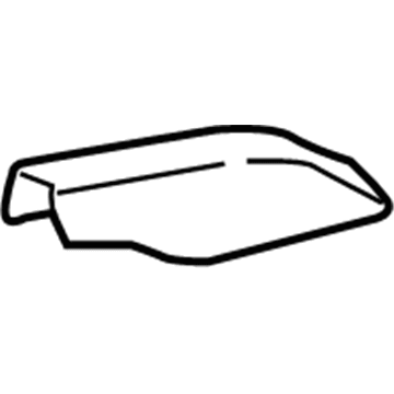Lexus 63493-60100-C0 Cover, Roof Rack Leg
