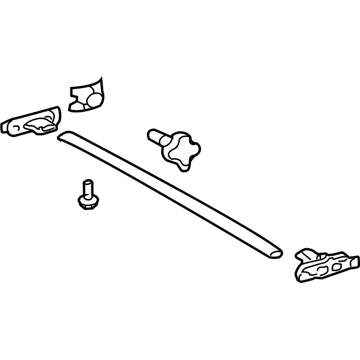 Lexus 63409-60070 Support Sub-Assembly, Roof Rack Center