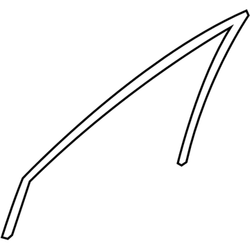 Nissan 80330-EL00A Glass Run Rubber-Front Door, RH