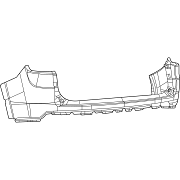 Mopar 68548979AB FASCIA-REAR UPPER