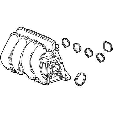 Honda 17100-5WJ-A01 Manifold Complete, In