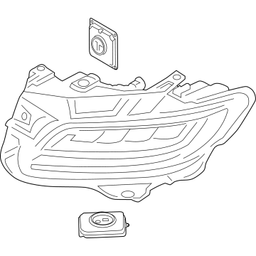 Ford KA1Z-13008-F Headlamp Assembly